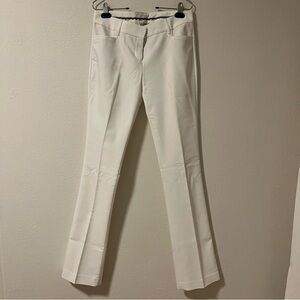 Express White Trousers with Lace Detail